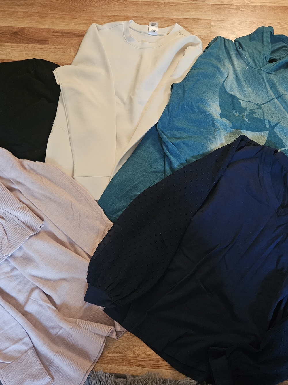 Mixed Women's Tops Bundle - Cream, Teal, Navy, Black, Blush